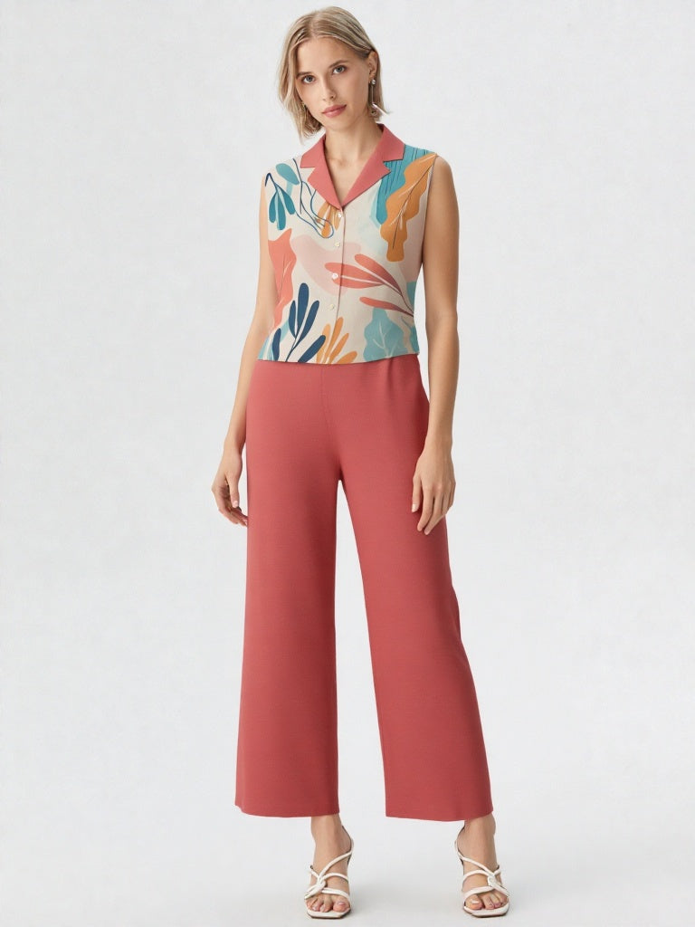 Pantalon y Blusa Sin Mangas MH14