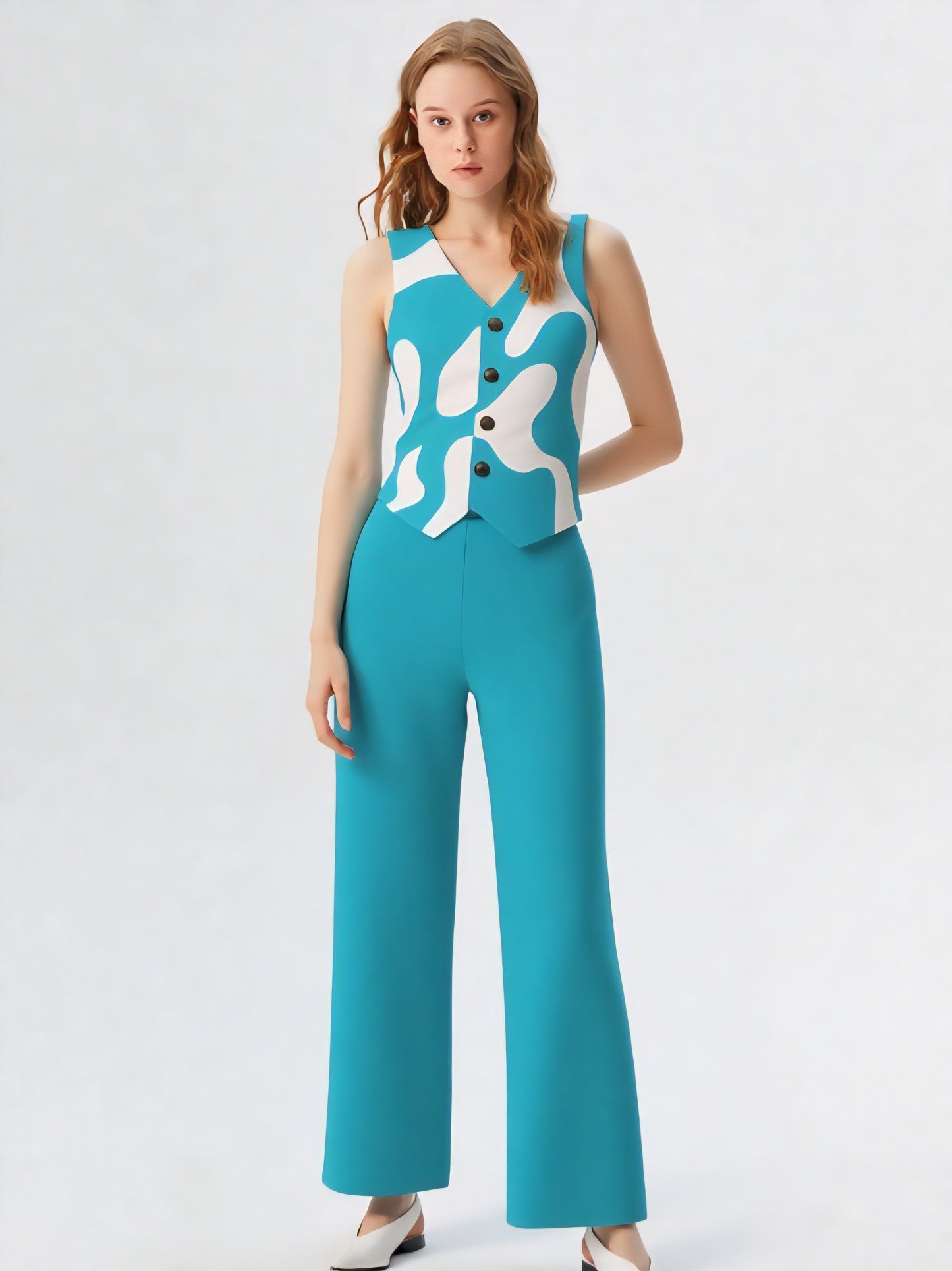 Calça e blusa sem mangas MH7