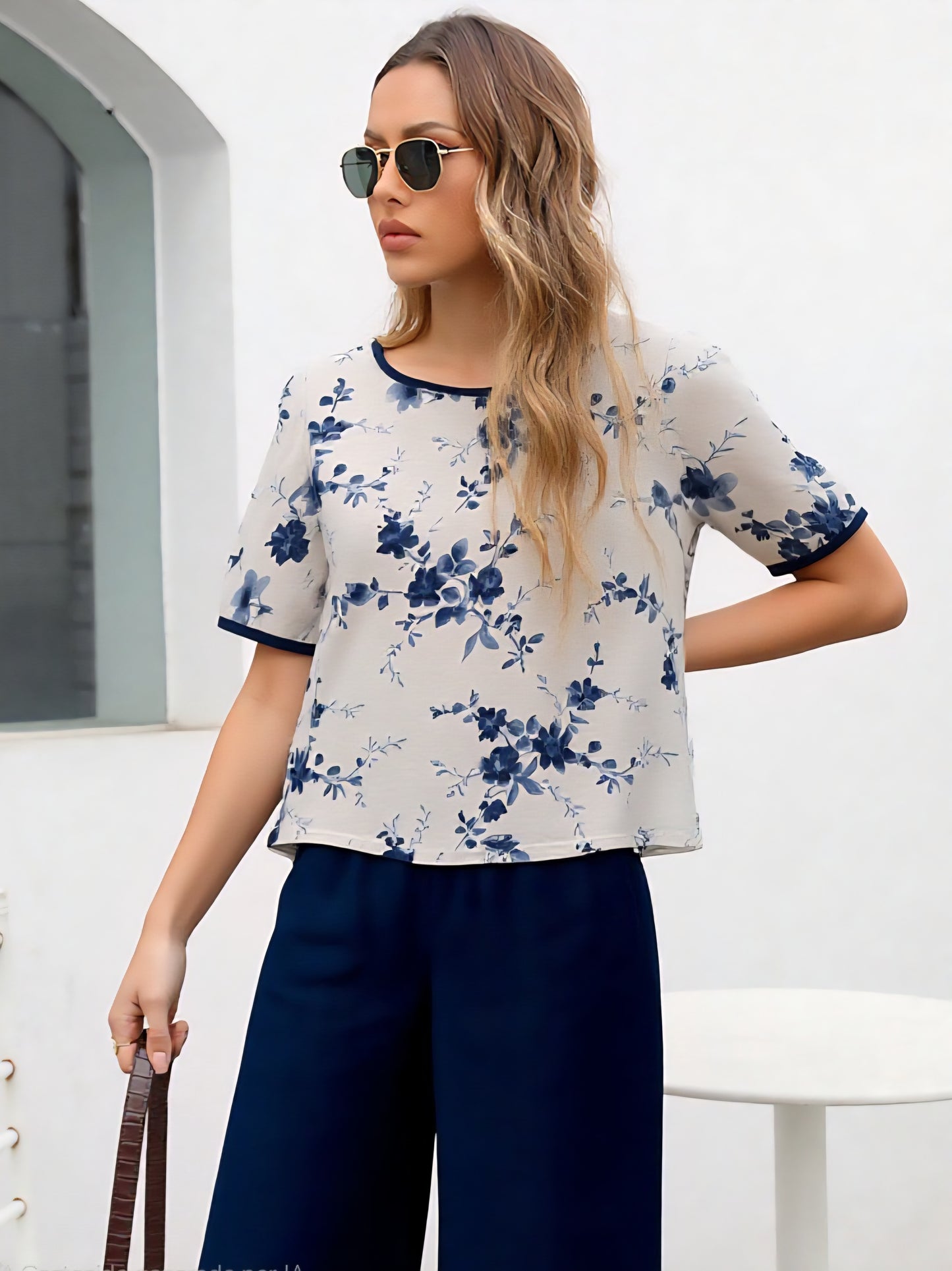 Pantalon y Blusa Media Manga P94