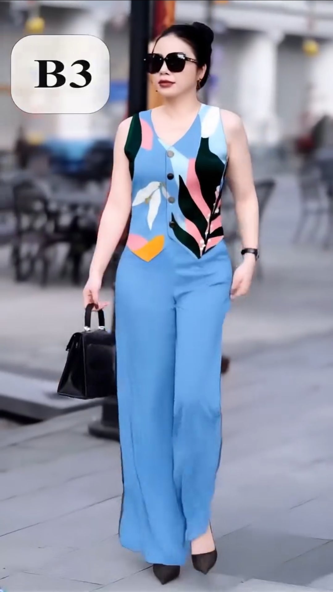 Pantalon y Blusa Sin Mangas MH12