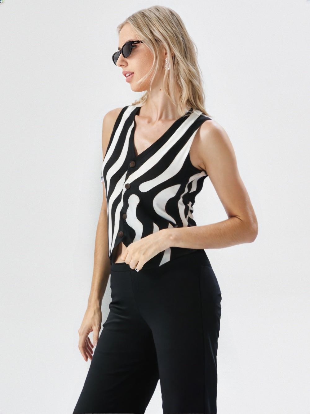 Pantalon y Blusa Sin Mangas MH6