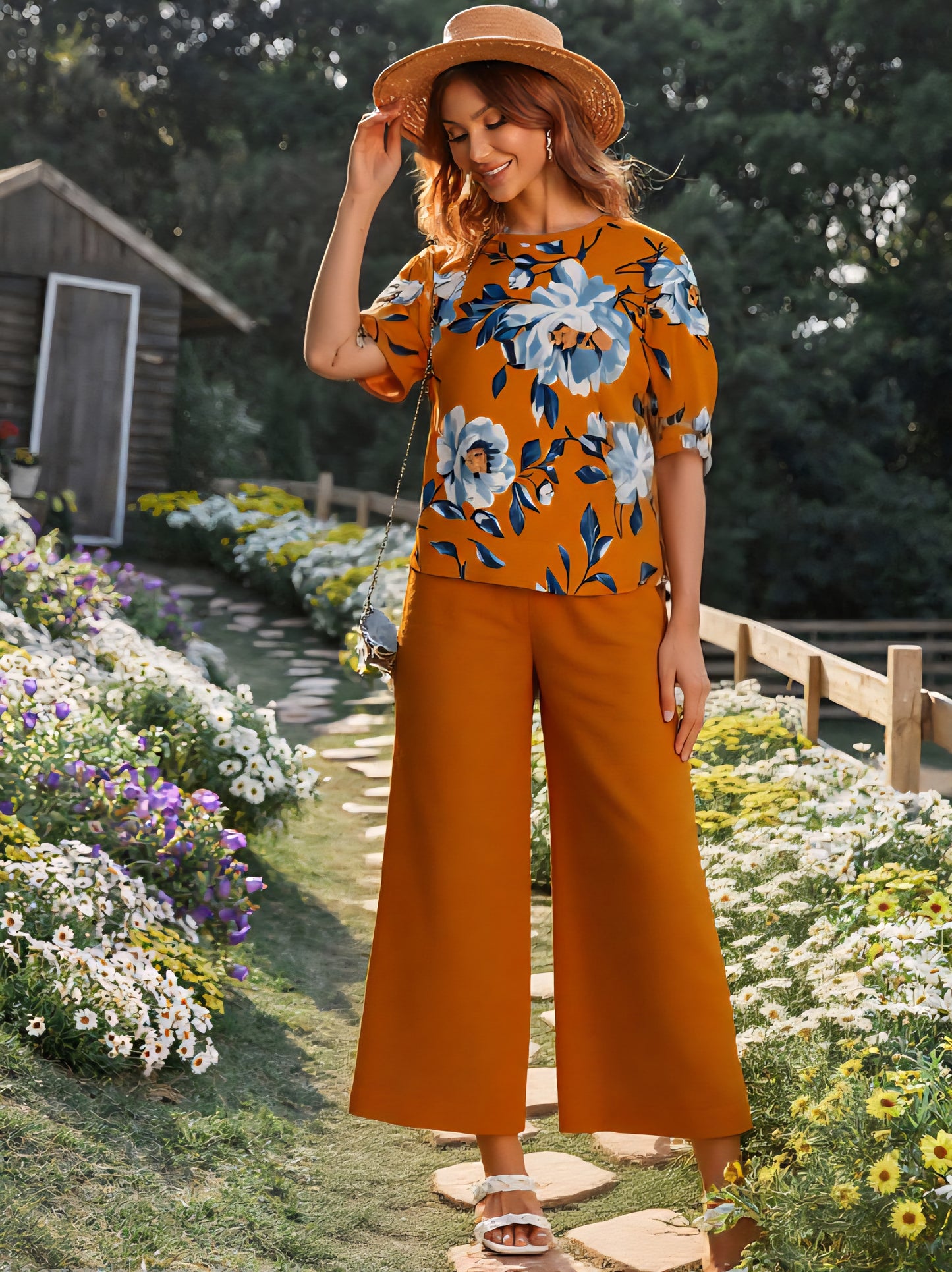 Pantalon y Blusa Media Manga P92