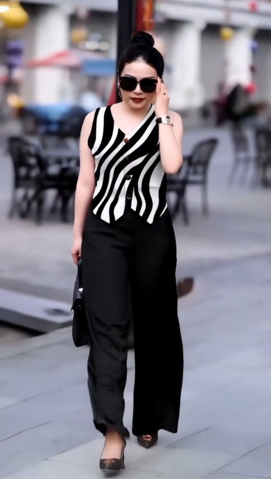Pantalon y Blusa Sin Mangas MH6