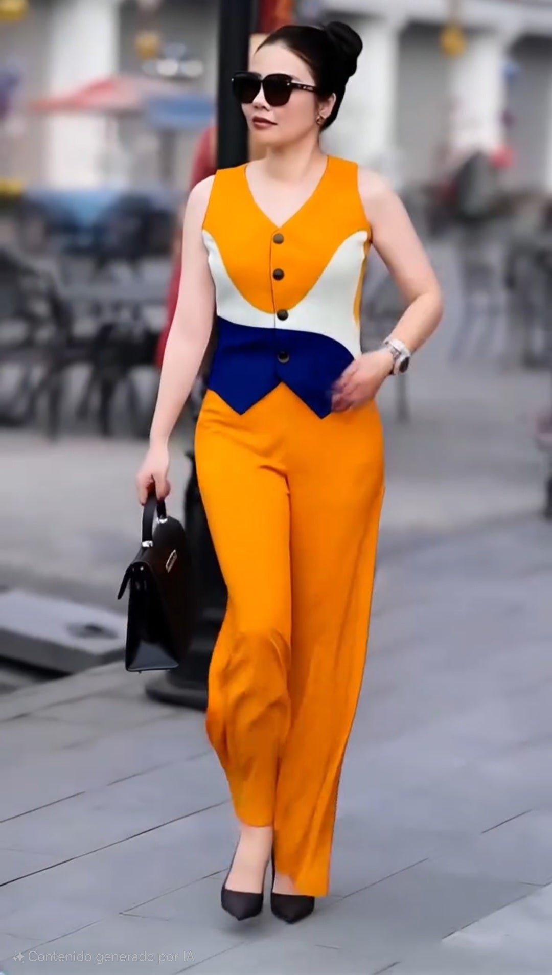 Pantalon y Blusa Sin Mangas MH5