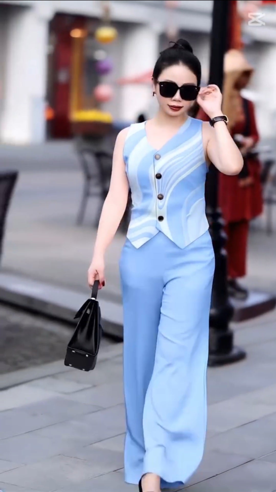 Pantalon y Blusa Sin Mangas MH8