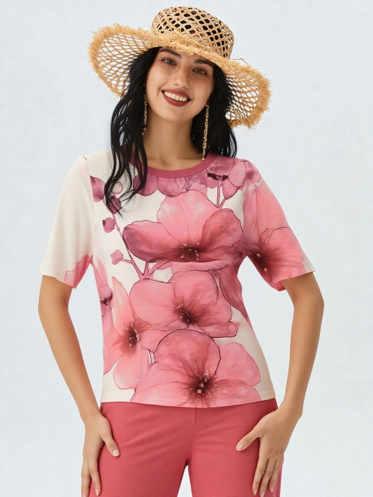 Pantalon y Blusa Media Manga P85