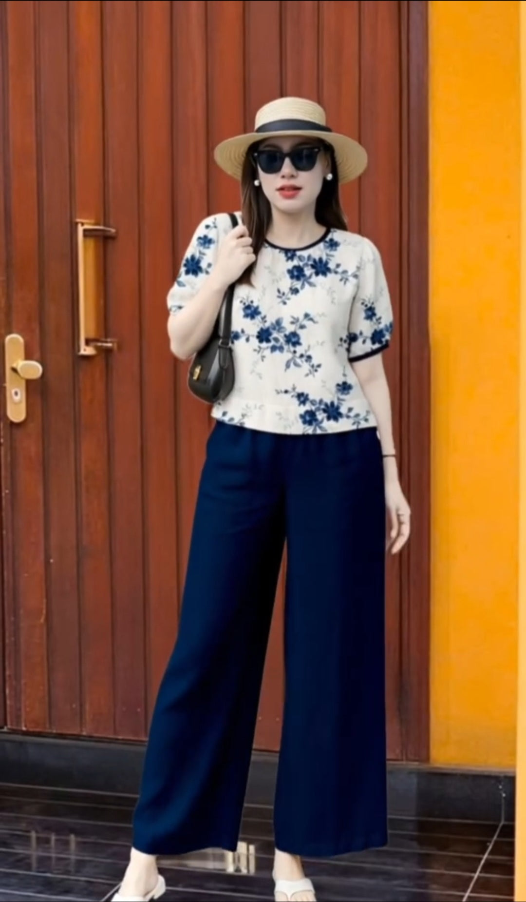 Pantalon y Blusa Media Manga P94