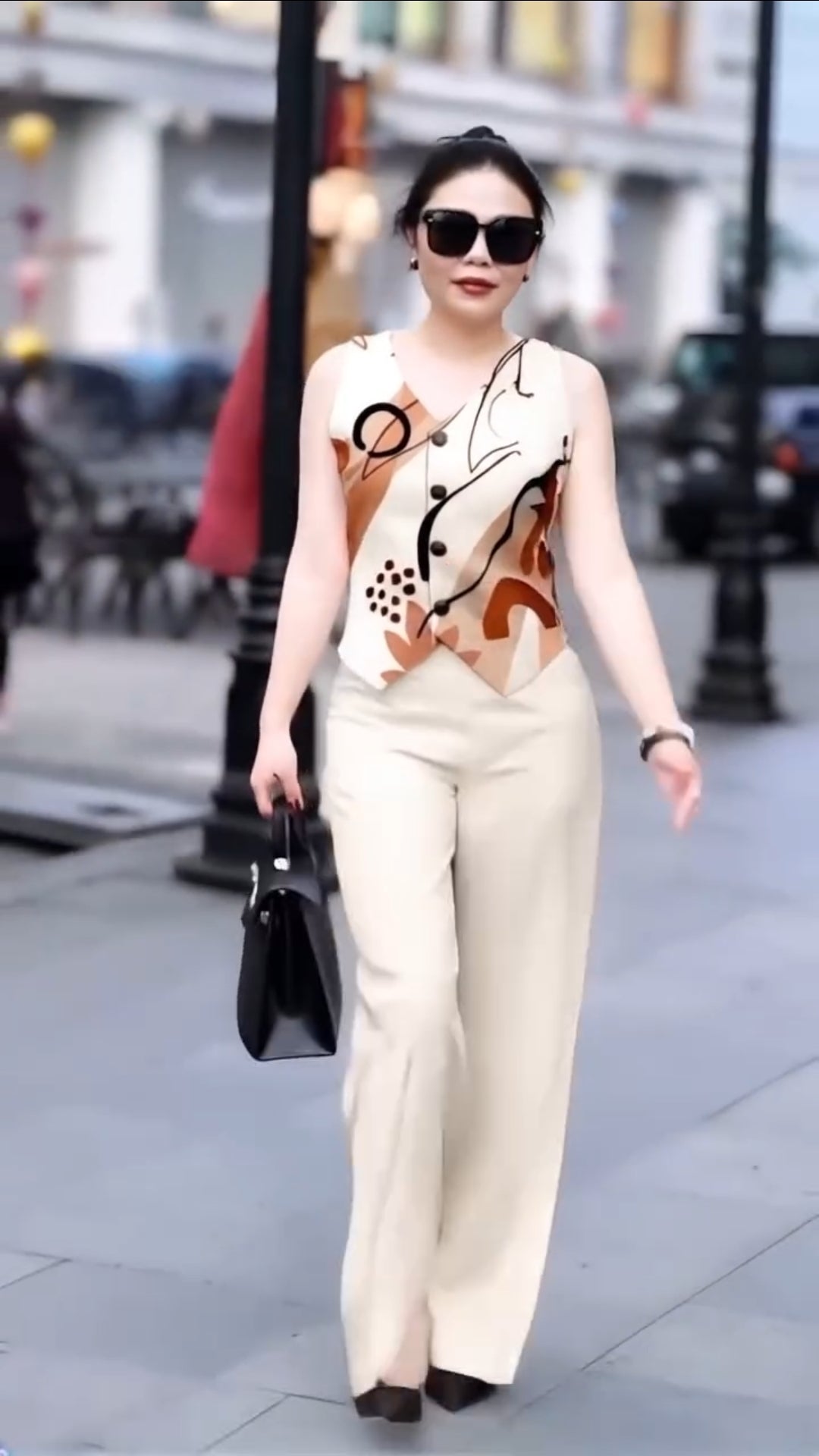 Pantalon y Blusa Sin Mangas MH13