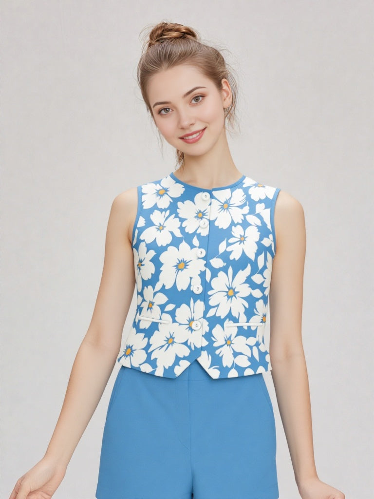 Short y Blusa Sin Mangas SM24