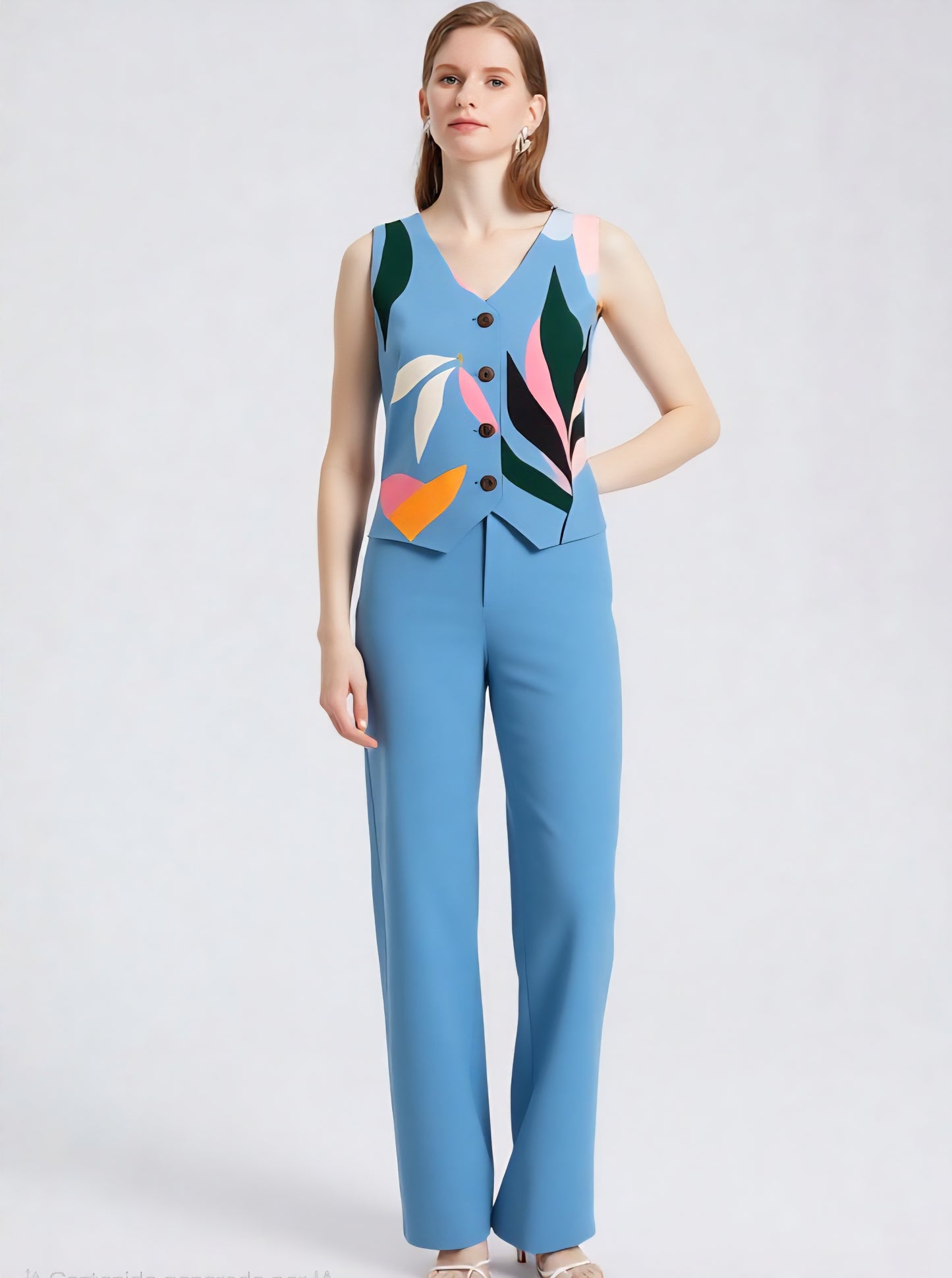 Pantalon y Blusa Sin Mangas MH12