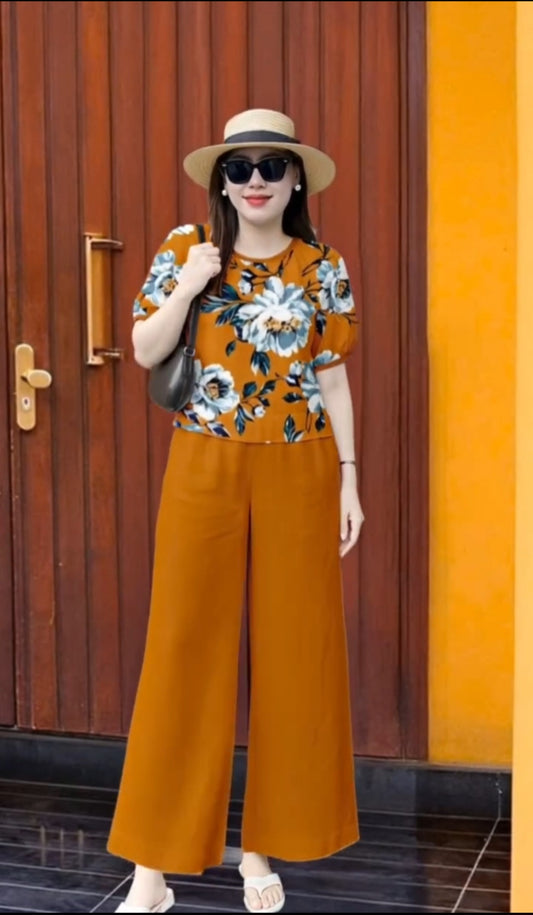 Pantalon y Blusa Media Manga P92